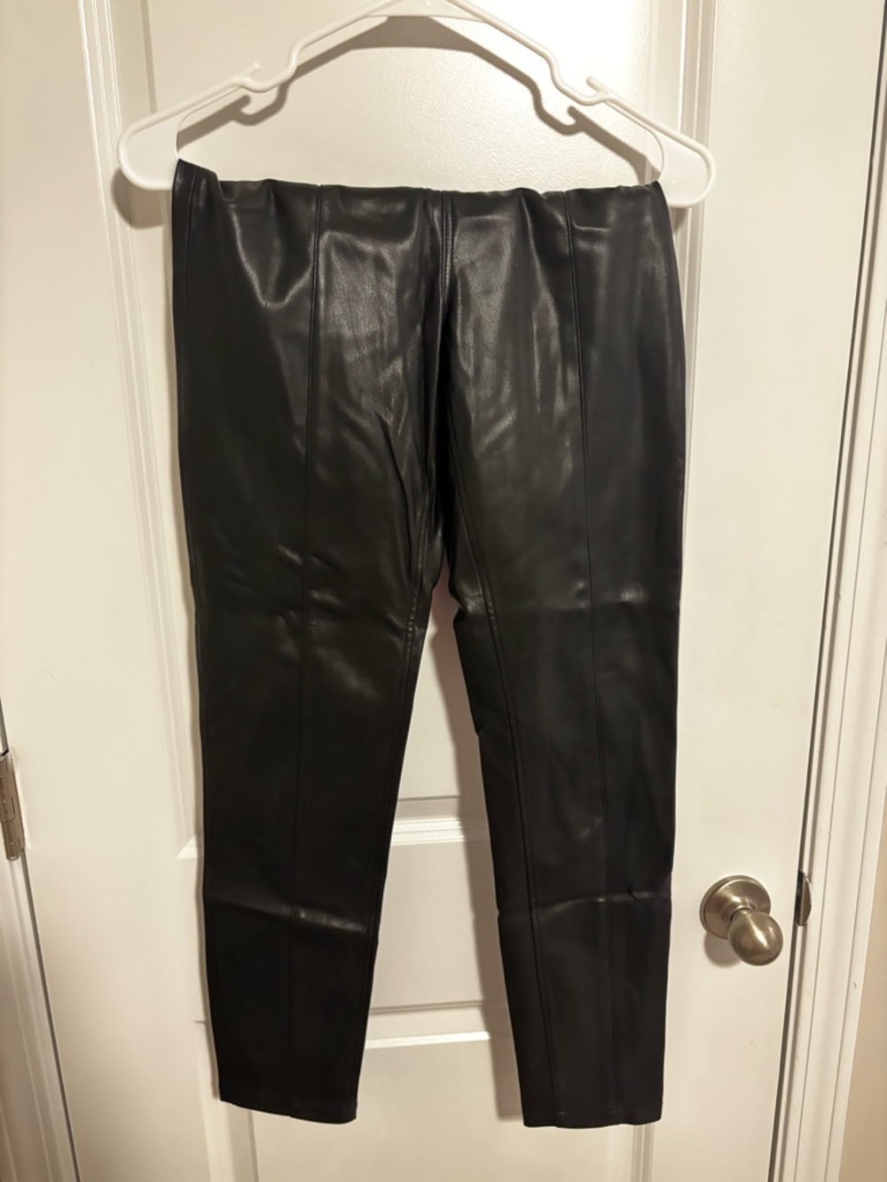We The Free Black Faux Leather Pants - Picture 5 of 6